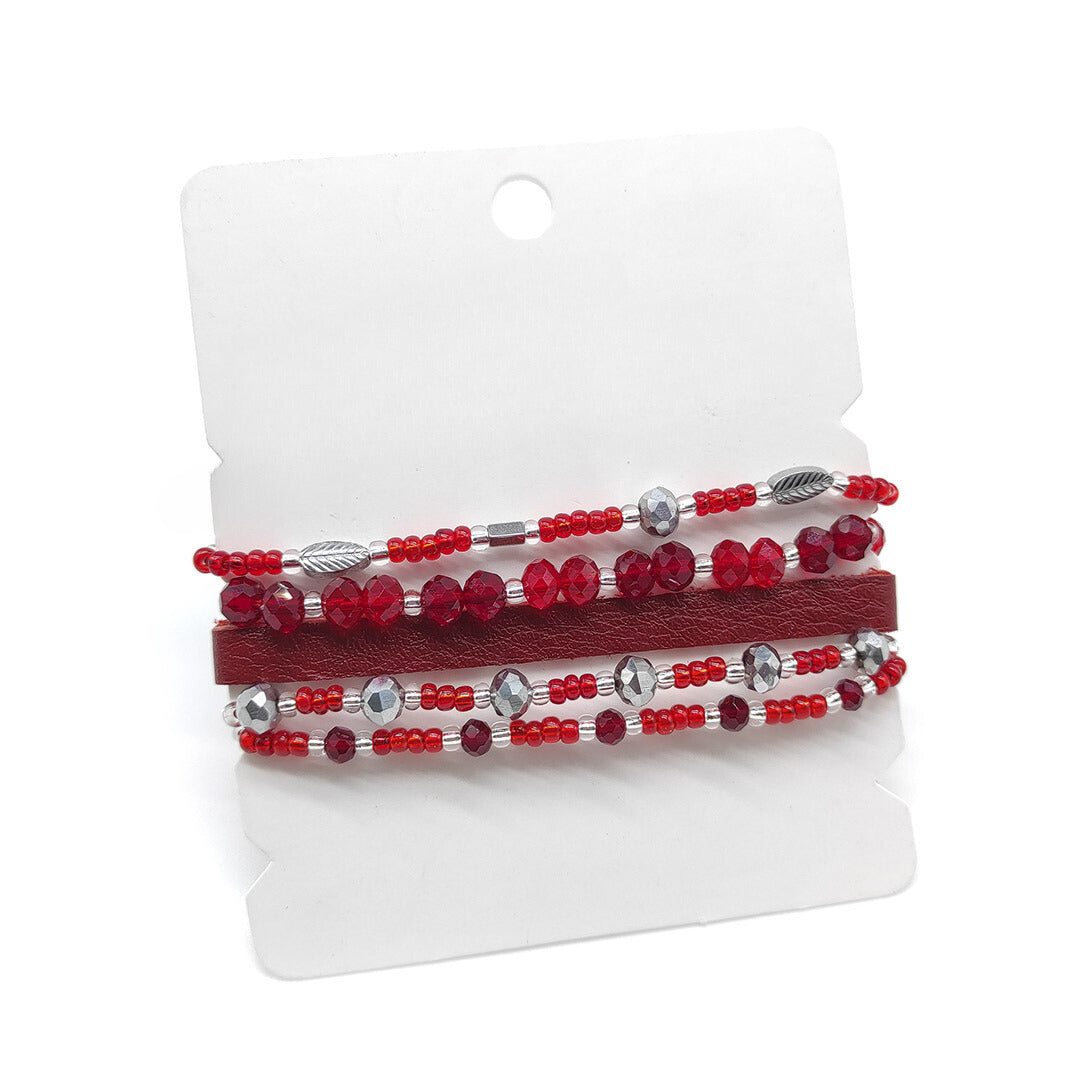 PULSERA CARMESÍ/ROJO