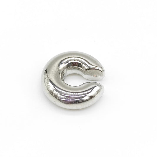 EARCUFF CHUNKY PLATA