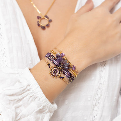 PULSERA VIOLETA